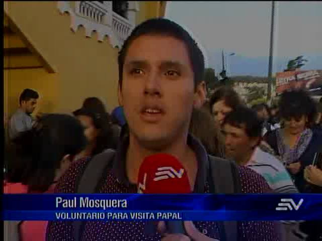 Los voluntarios del papa se reunieron hoy en Quito