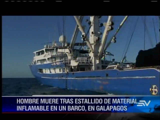 Explosión de barco atunero en Galápagos causó la muerte de 1 persona