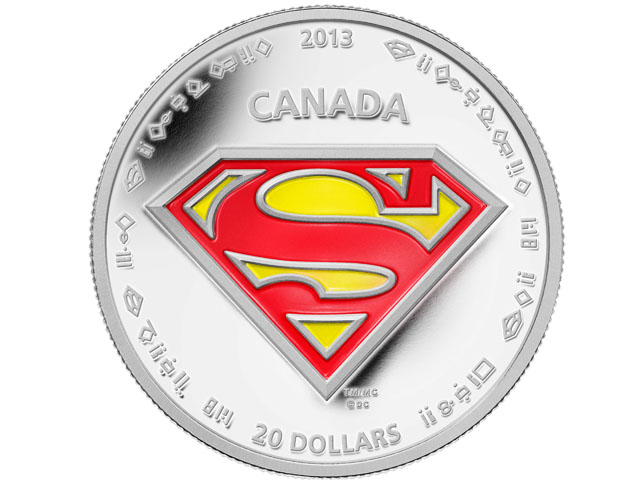 En Canadá celebran a Superman con monedas