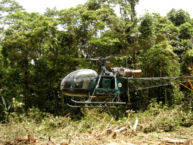 Helicóptero del Ejército se accidentó en el Valle de los Chillos