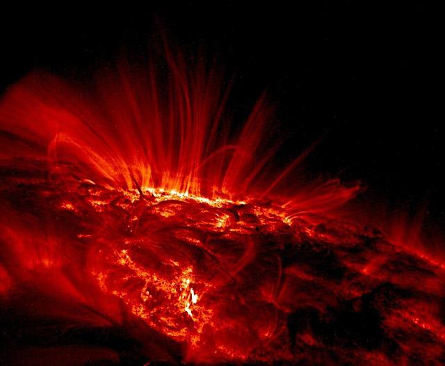 Imagen ilustrativa: Explosión solar.