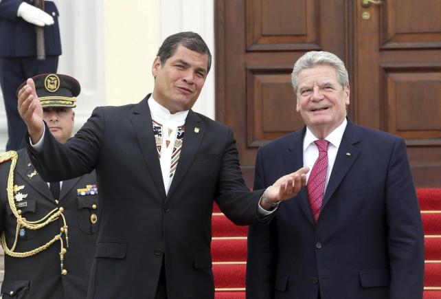 Correa llama a los empresarios alemanes a invertir en Ecuador