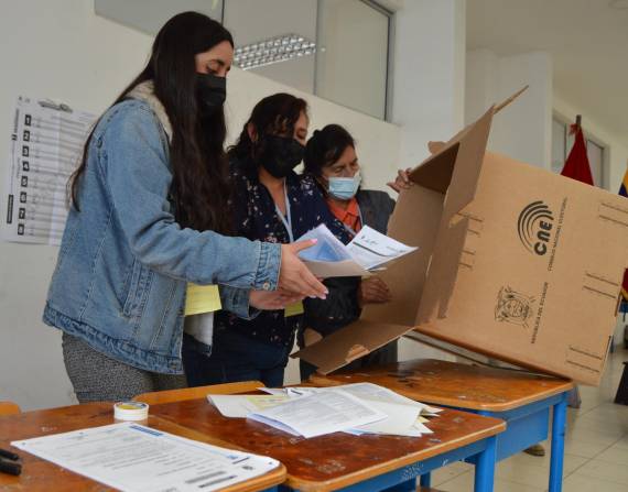 Imagen del segundo simulacro de las elecciones que se llevó a cabo el pasado 22 de enero.