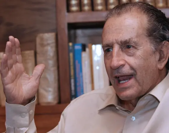 Una imagen de archivo de Rodrigo Borja.