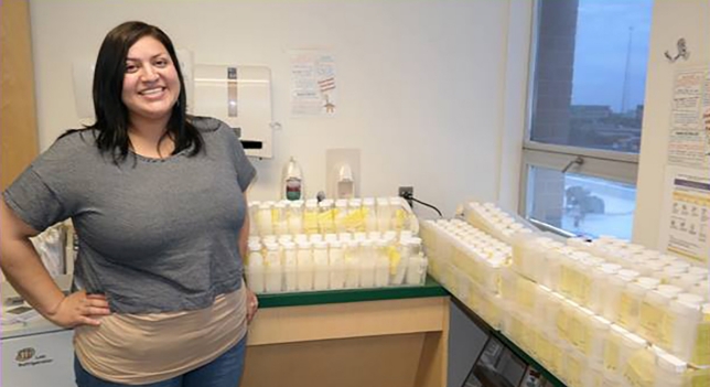 La mamá de récord que dona 15,5 litros de leche materna a un hospital