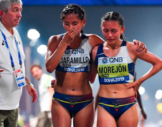 La delegación ecuatoriana de marcha, destacó en el Campeonato Mundial de la disciplina que se desarrolló en Omán, alcanzando dos campeonatos en 20km varones y 35km damas.