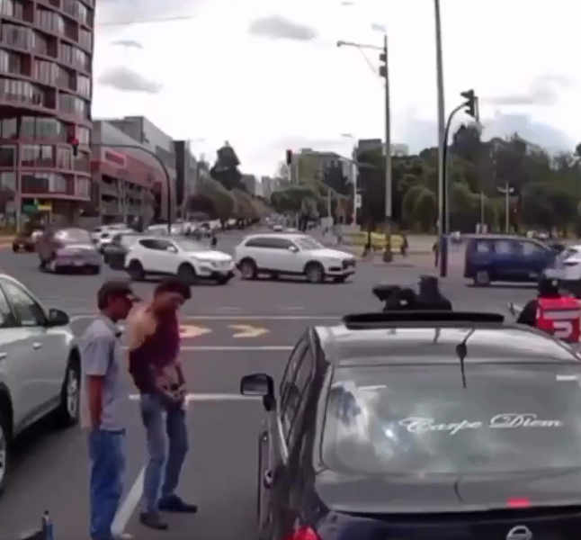 Limpiaparabrisas en norte de Quito