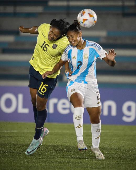 La Selección Femenina de Ecuador Sub 20 empató 1-1 ante Argentina
