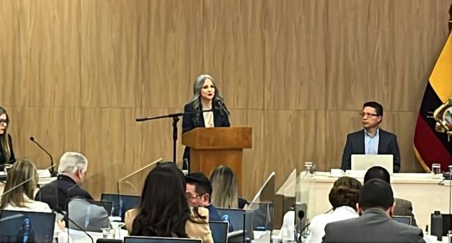 María Fernanda Racines hizo un llamado a la unidad