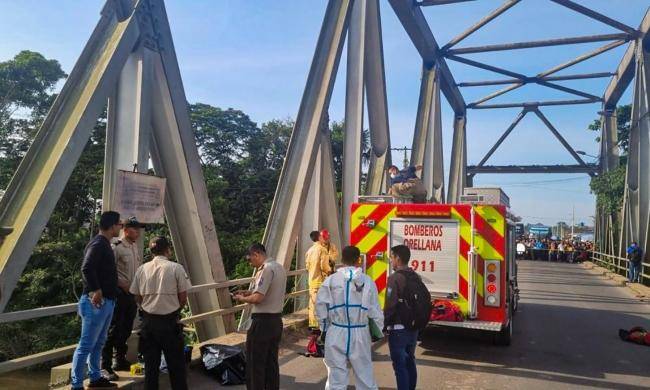 Tres personas serán procesadas por extorsión y asesinato, en el caso de dos cuerpos colgados en un puente de Orellana