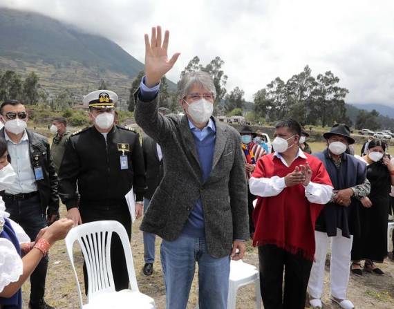 El presidente estuvo este jueves en Otavalo, provincia de Imbabura.
