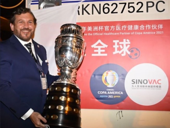 Conmebol ya recibió vacuna Sinovac para Copa América