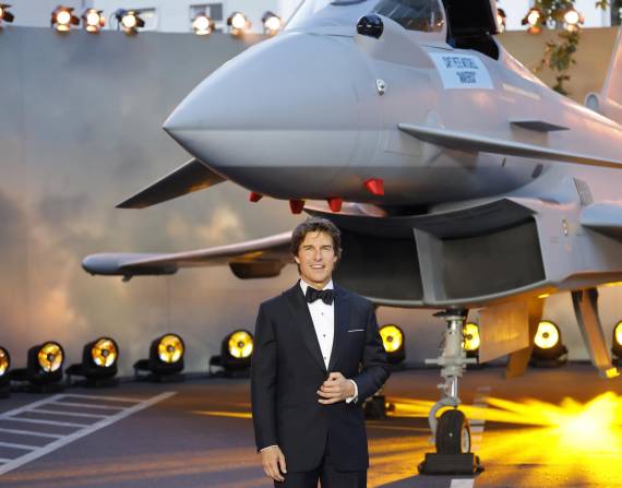 El actor estadounidense Tom Cruise asiste a la presentación de la película Top Gun: Maverick en Londres el pasado 19 de mayo.