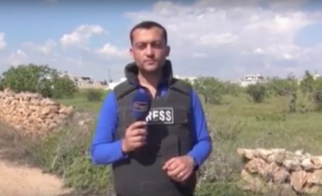 Reportero de TV es alcanzado por metralla de bomba en Siria