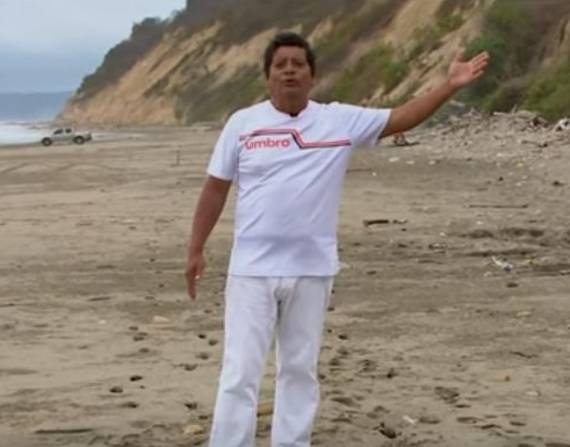 Galo Murillo, morador de &quot;Punta Bellaca&quot;