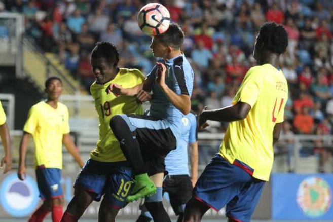 La selección ecuatoriana sub-17 logra su primera victoria ante Uruguay