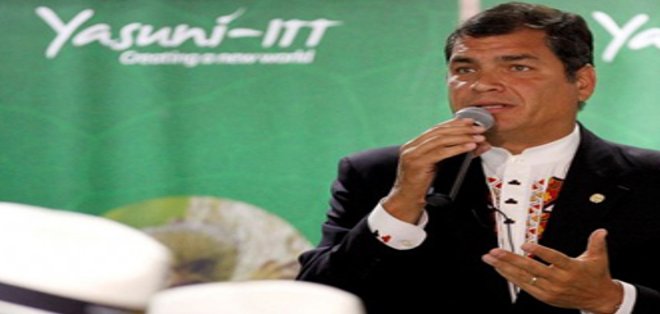 Rafael Correa, seguro de triunfo en eventual consulta popular por Yasuní