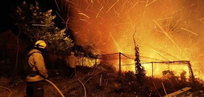 Portugal: incendio afecta partes de Funchal