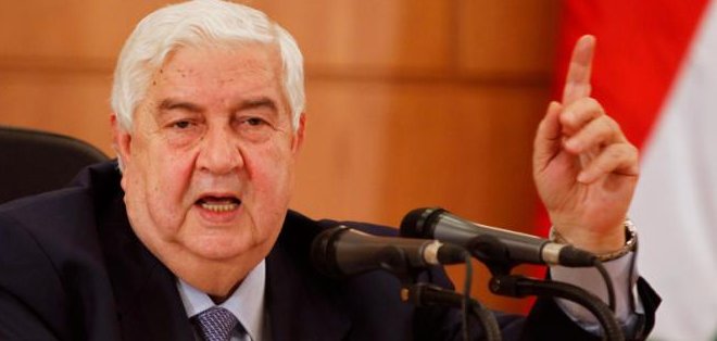 Canciller de Siria rechaza acusaciones de uso de armas químicas