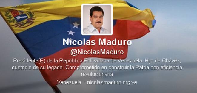 Nicolás Maduro se estrena en Twitter