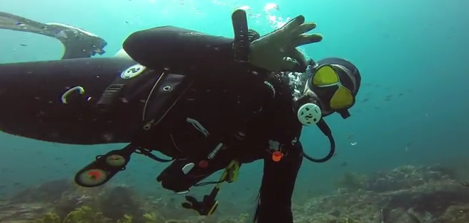 Mantarrayas Gigantes, el primer video ecuatoriano llegó a GoPro