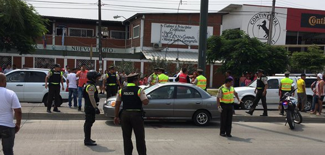 Persona fallecida en balacera registrada en autopista Terminal Terrestre- Pascuales