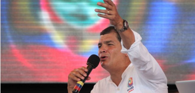 Correa dio detalles de la campaña para ubicar a involucrados en el 30S