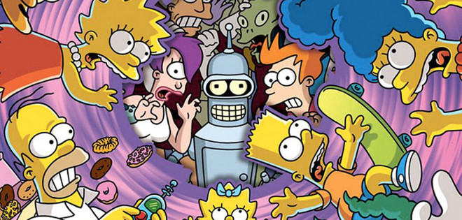 Los Simpson y Futurama, juntos en un episodio en noviembre