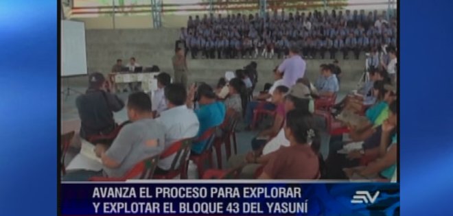 Realizan consulta en comunidad de Tiputini previa a explotación