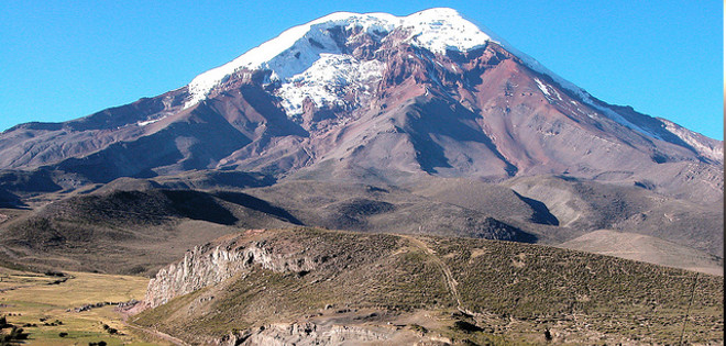 Las faldas del volcán Chimborazo, la ruta al punto más cercano al sol