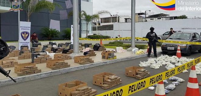 Decomisan 2,4 toneladas de drogas en menos de una semana