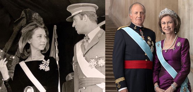La reina Sofía, principal apoyo del rey Juan Carlos de España
