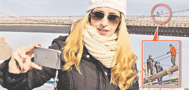 Polémica en EE.UU. por mujer que se toma &quot;selfie&quot; con hombre suicida de fondo