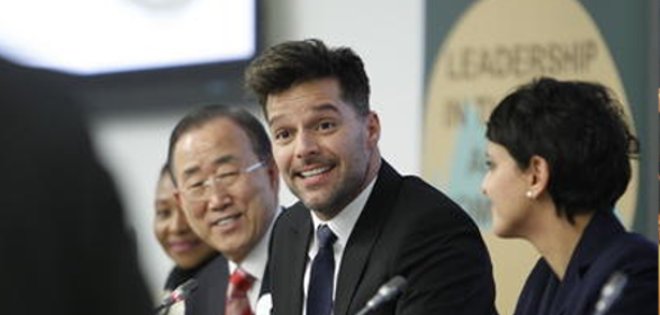 Ricky Martin pide apoyo en movilización por igualdad de derechos para los gays