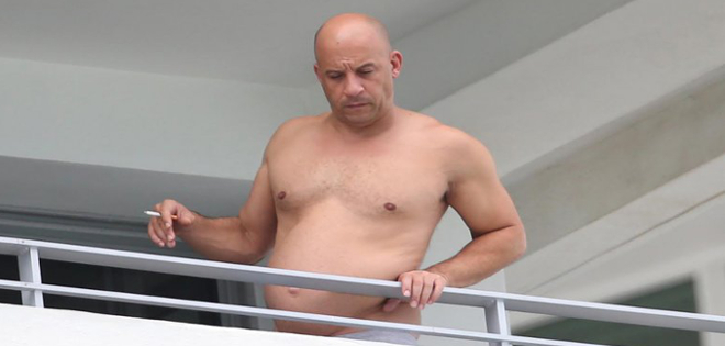 La barriga de Vin Diesel crece rápida y furiosa