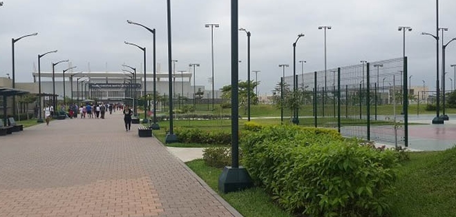 Avanzan obras en el templete del parque Samanes