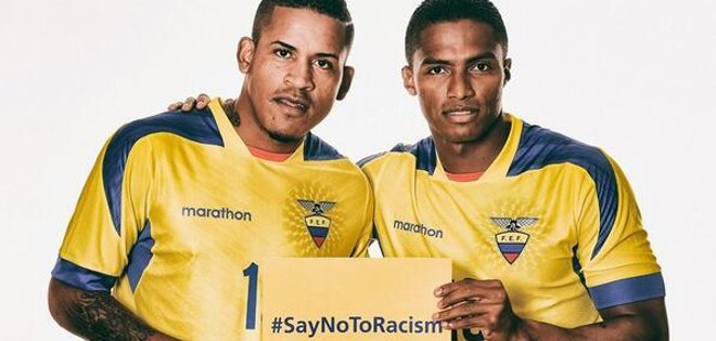 Michael Arroyo y Antonio Valencia se suman a campaña de FIFA contra el racismo