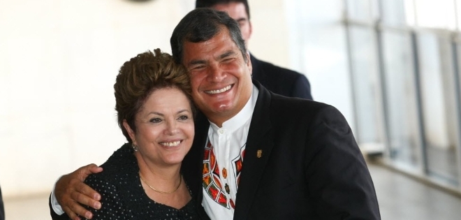 Rousseff invitó a Correa a inauguración del Mundial Brasil 2014