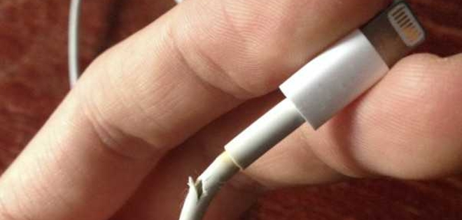 Por qué se rompen tanto los cables de Apple