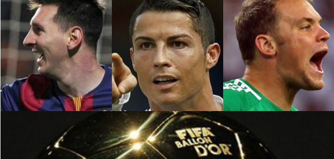 Cristiano Ronaldo, Messi y Neuer confirmados como finalistas del Balón de Oro