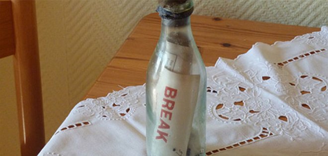 Descubren un mensaje de más de 100 años en una botella