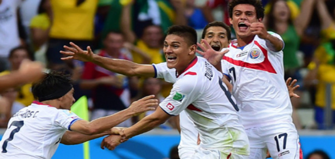 Costa Rica da una gran sorpresa y gana 3-1 a Uruguay en el Mundial