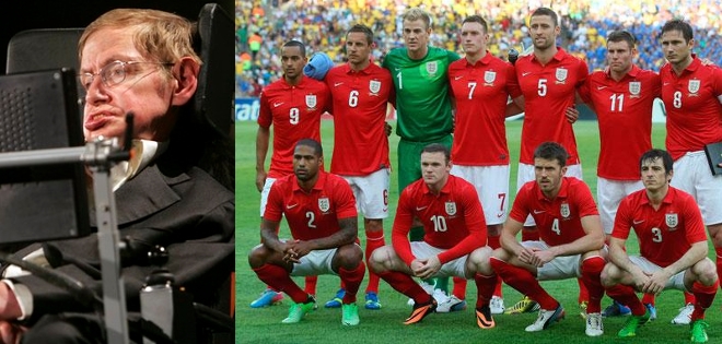 Stephen Hawking revela fórmula para que Inglaterra gane el Mundial
