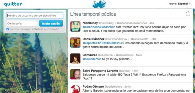 Conozca a Quitter, la red &#039;anticensura&#039; alternativa a Twitter