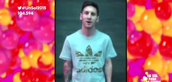 Leo Messi dona alrededor de medio millón a Unicef