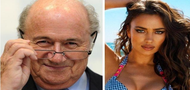 La escandalosa &quot;historia de amor&quot; entre Blatter e Irina Shayk