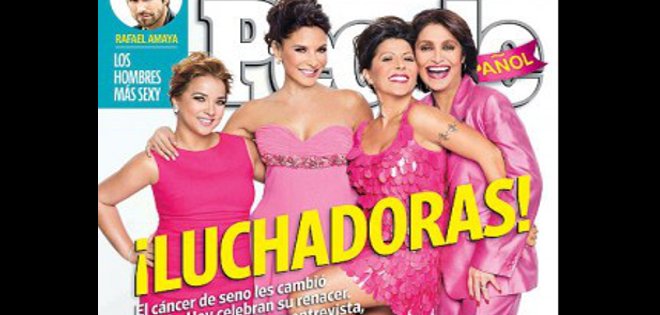 ¡Adamari López, Lorena Rojas, Alejandra Guzmán y Daniela Romo en una portada de luchadoras!