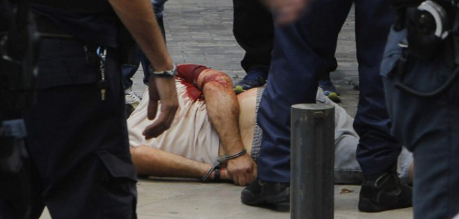 Detenido el autor del tiroteo de Atenas que causó 15 heridos, 3 de gravedad