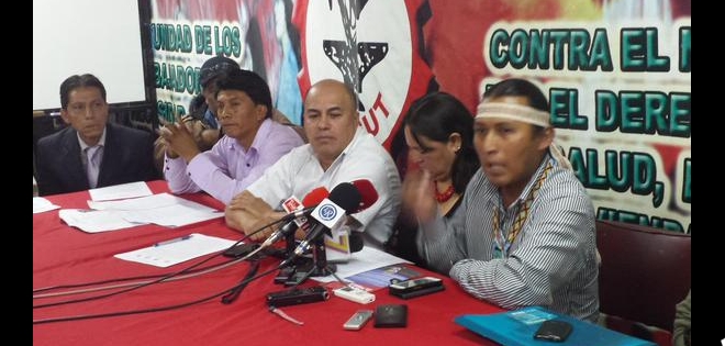 Severino Sharupi: “Con trámite o sin trámite la marcha va a seguir”