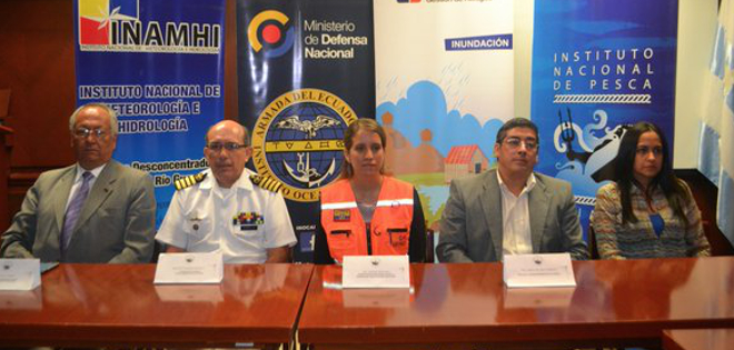 Cinco provincias tendrán intensas lluvias en los próximos días, según Erfen